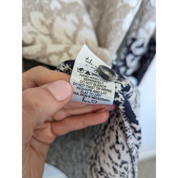 NIC+ZOE Sunset Seeker Jacket Womens Size S Multicolor Sweater Longline Artsy - Picture 12 of 14